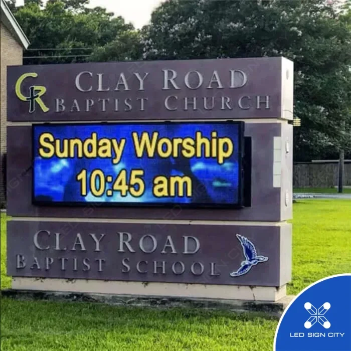 School LED marquee