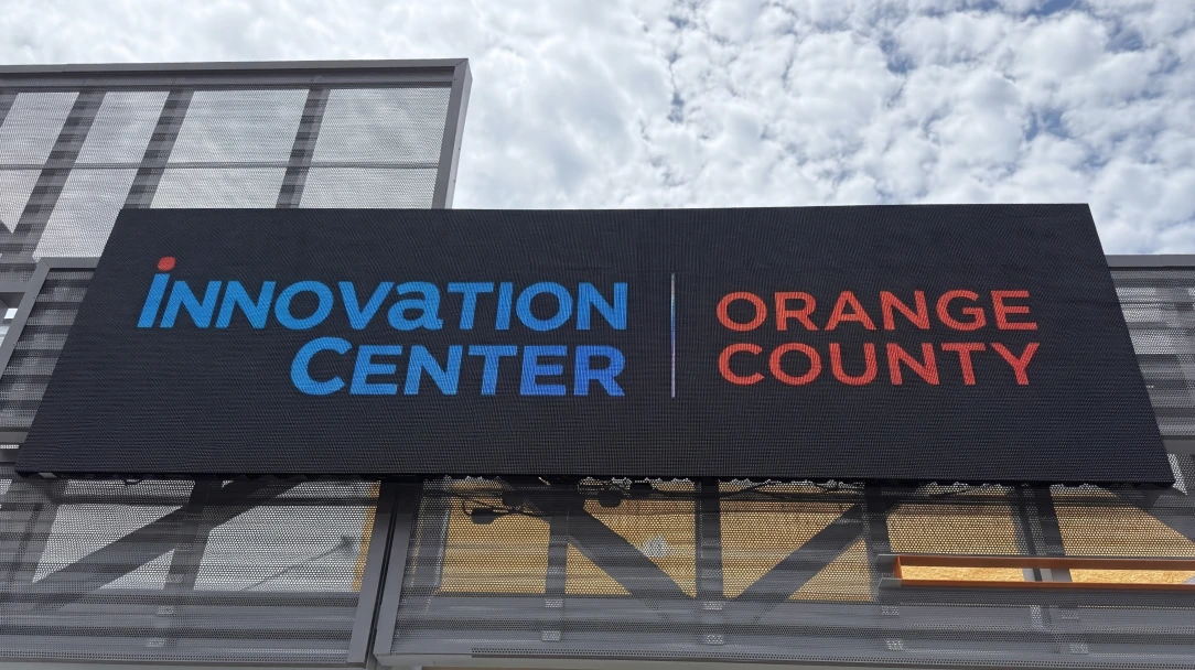 Innovation Center Orange County outdoor LED sign